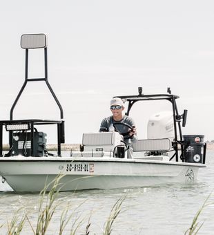 Ready for action in Awendaw's prime fishing waters!