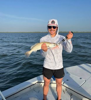 Exciting Speckled Trout catch on the bay!