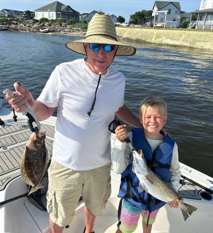 Fun duo – speckled trout and flounder fishing!
