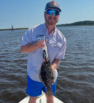 Awesome flounder – Oak Island fishing!