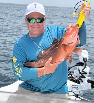 Panama City FL red grouper ready for the cooler!