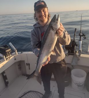 Hooked on Lake Michigan life since day one.