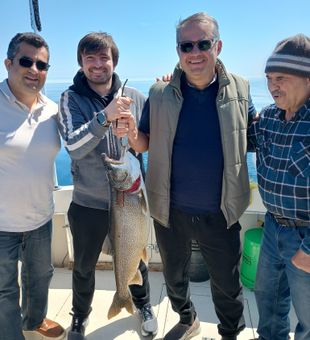 Lake Michigan lunker landed!