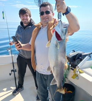 Hooked on Lake Michigan mornings