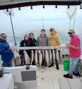 Kenosha coho salmon charter delivers impressive results!