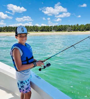 Perfect fishing conditions in Wells Harbor ME!