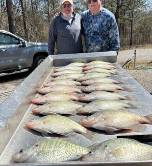 Trolling for crappie in Enid MS