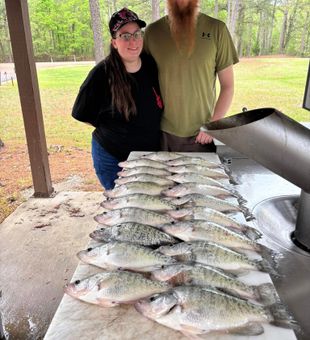 Batesville crappie—cooler full!