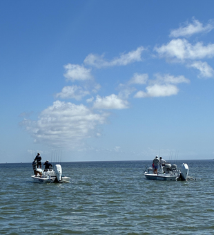 Clearing skies set the stage for epic drift fishing adventures!