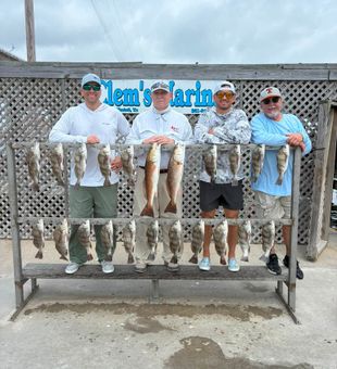 Corpus Christi redfish and black drum made for excellent fishing!