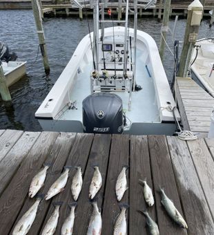 Successful day targeting Speckled Trout in Wanchese.