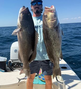 Double gag grouper success in Pensacola waters!