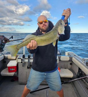 A huge catch from this awesome angler in Lake Erie