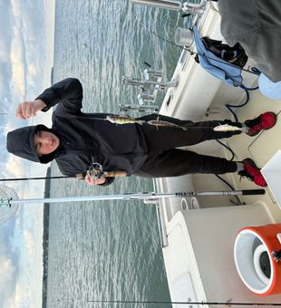 Nice triple for the first perch trip for this young man.