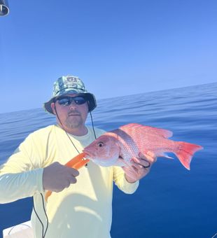 "Saltwater + sun + snapper = happiness."
