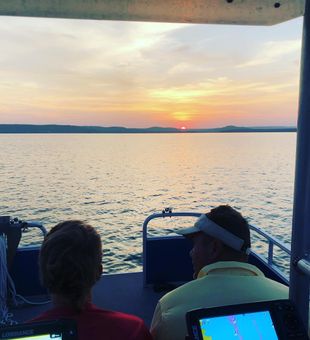 Enjoying the Serenity of Lake Buchanan Fishing.