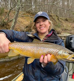 Brown Trout Bite Is On!