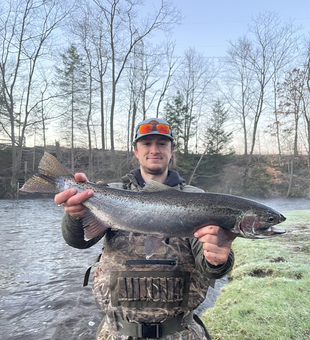 Successful fly fishing adventure along Michigan's pristine waters!