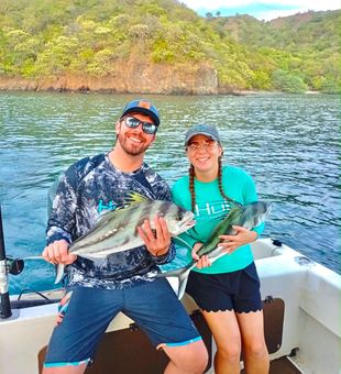 Double roosterfish success in Guanacaste waters!