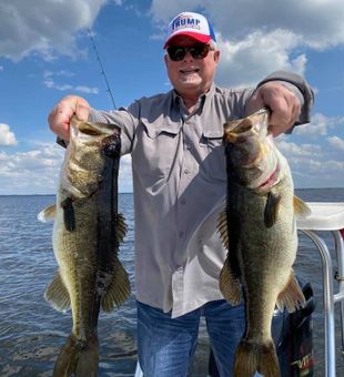 Out fishing with the Orlando bass fishing guide!