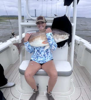 Storms brewing, but the light tackle technique is ready for action!