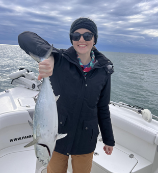 Nice Little Tunny on light tackle! Great day on the water near Finz Grill.