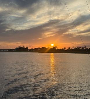 Sunset view in North Carolina