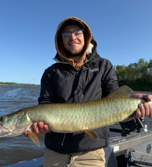 Murky water, but still putting up fish!