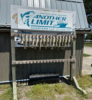 Chasing trophy Walleye in Lake Erie.