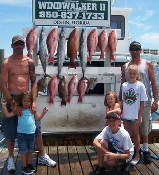 Outstanding red snapper action in Destin Florida waters!