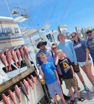Inshore fishing in Destin, FL – calm Gulf waters and steady action near shore.
