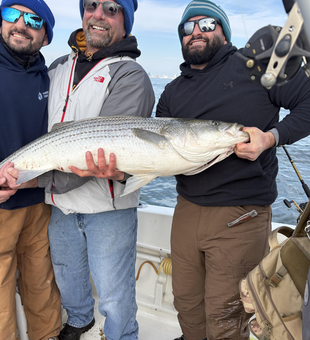 Atlantic City striped bass makes for an epic catch!