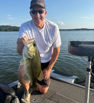 Bass action on Lake Guntersville