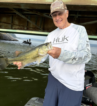 Nice largemouth bass on light tackle today!
