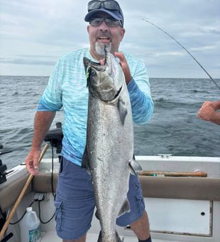 Proud of reeling in the King! 