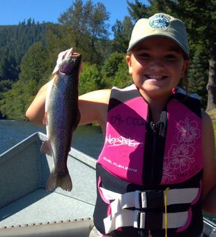 Nice rainbow trout from Walterville Oregon waters!