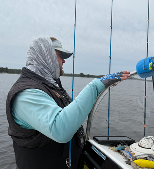 Great light tackle fishing day in New Bern with clear skies!