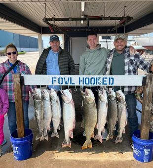 All time favorite hobby, fishing on Lake Michigan