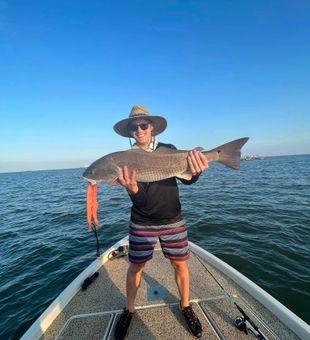 Big Redfish catch on the bay — unforgettable action!