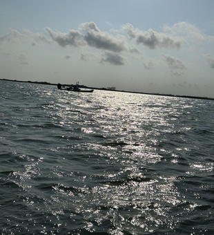 Perfect fishing setup at beautiful Baffin Bay today!