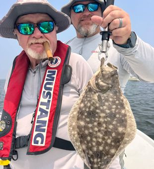 Nice Southern flounder from Barnegat Light waters!