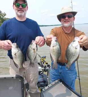 Eufaula Lake crappie fishing fun in Alabama waters.