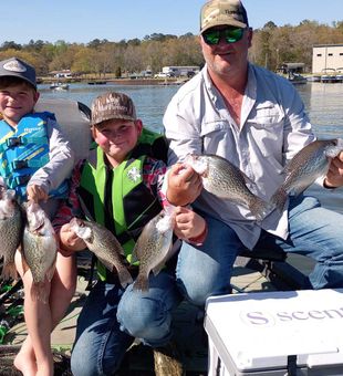 Eufaula crappie delivering the goods today!