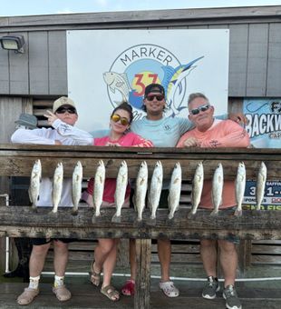 Casting into calm waters.