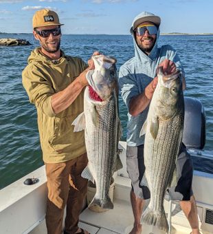 Fishing Striped Bass Today! Book with us!