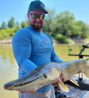 Alligator Gar on Heavy Tackle