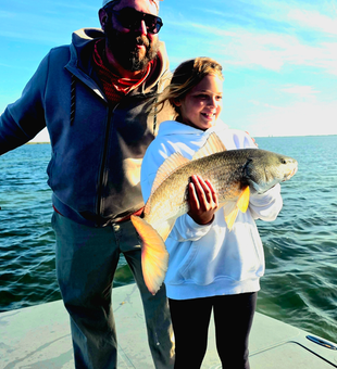 Port Aransas redfish makes for an epic catch!