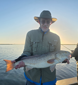 Port Aransas redfish crushing the light tackle drift!