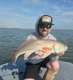 Nice redfish on light tackle today! Drift fishing was the key.