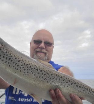 Trout Beauty - Lake Michigan, WI.